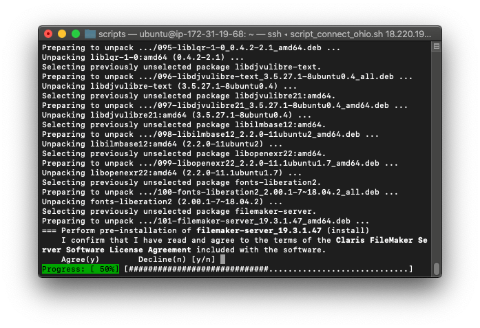 Installing FileMaker Server for Ubuntu