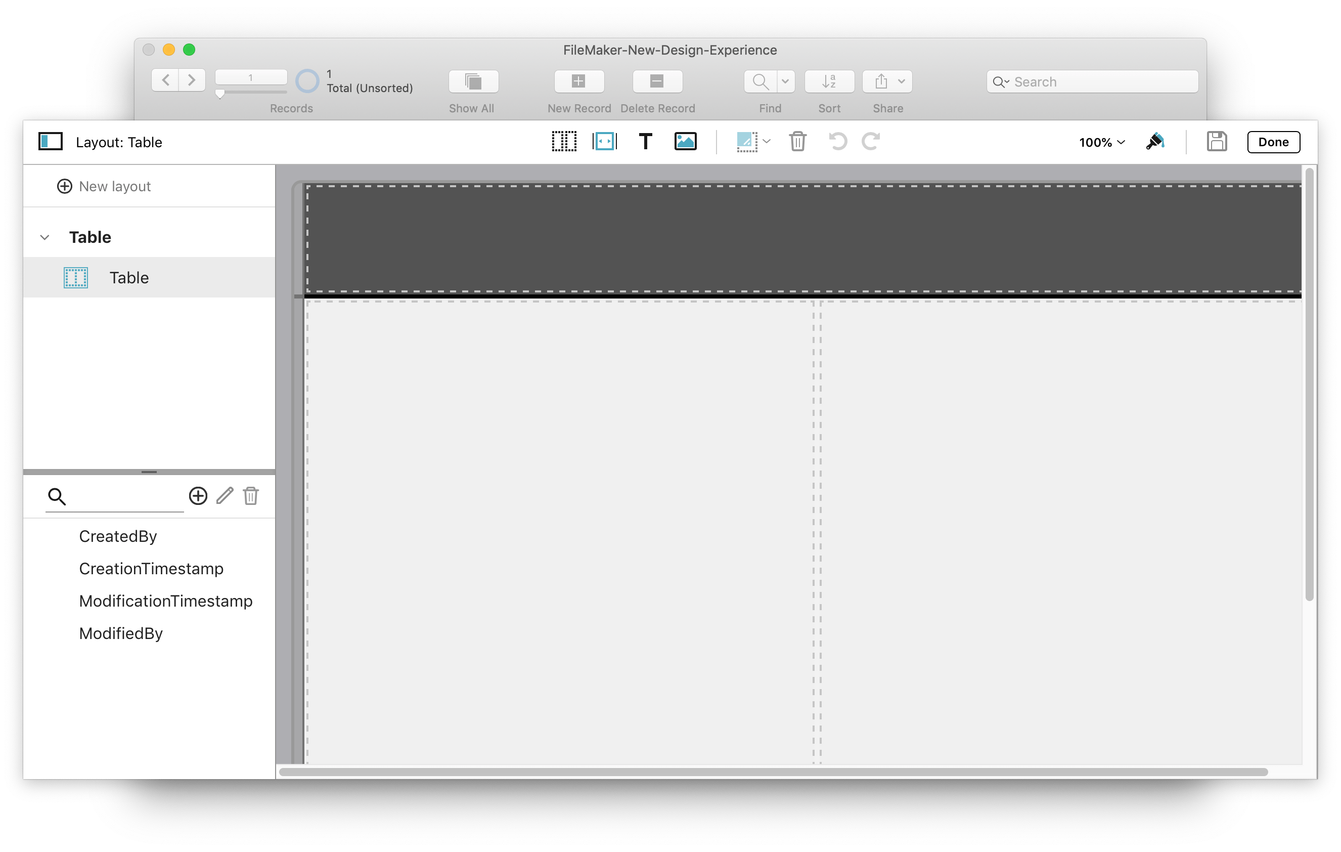 FileMaker New Layout Design Experience
