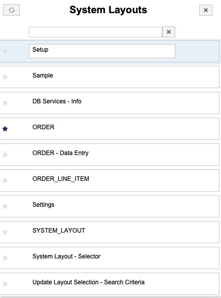 filemaker user defined custom business logic layout selector