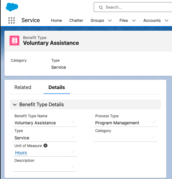 salesforce new nonprofit cloud benefit type