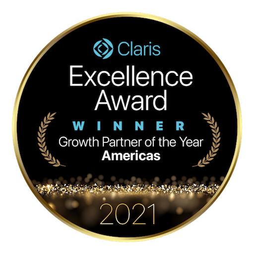 Claris excellence award winner growth partner of the year americas filemaker 2021