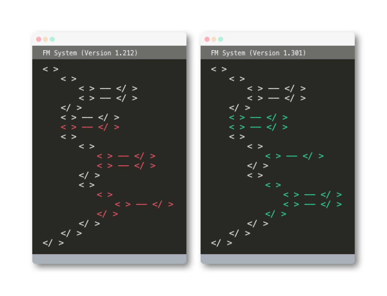 FileMaker Version Comparison.