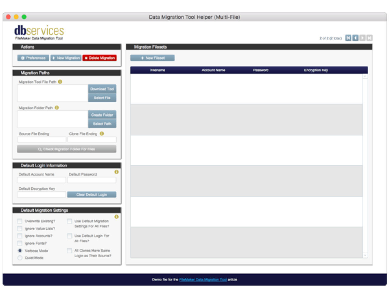 FileMaker Data Migration Companion.