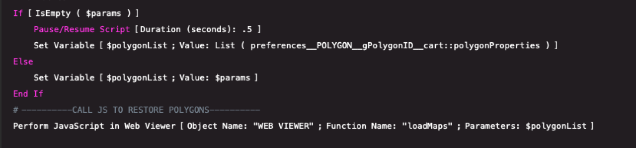 Perform Javascript in Web Viewer script step.