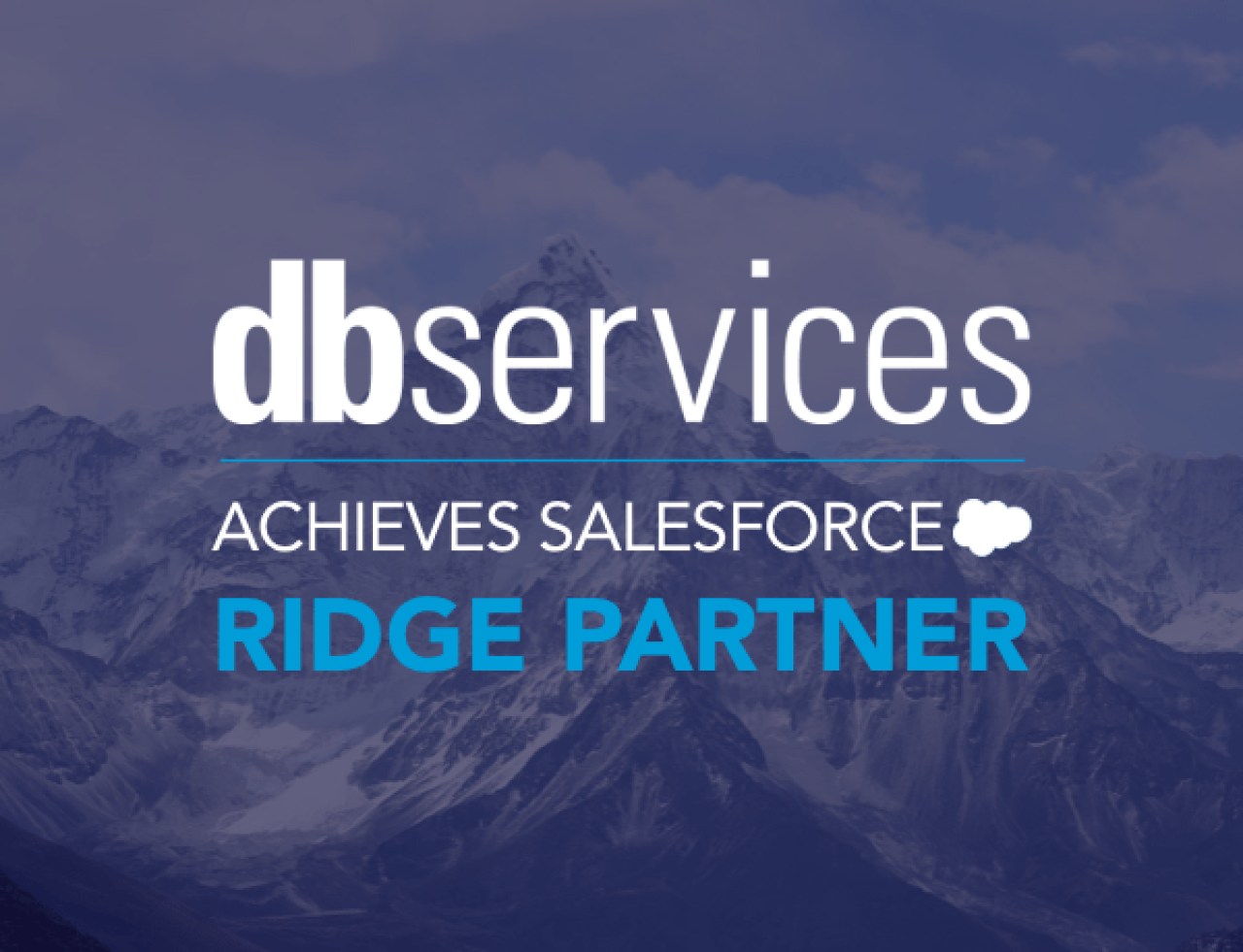 db services achieves salesforce ridge partner.