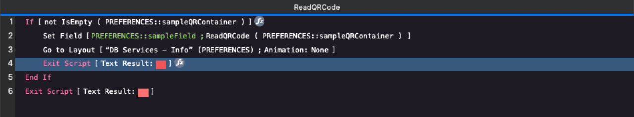 filemaker 19.5 read qr code function code.