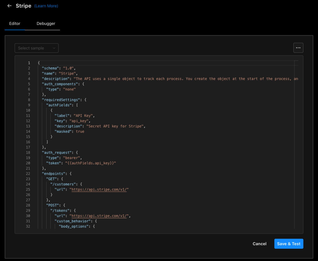 claris custom connectors test connection endpoint authentication.