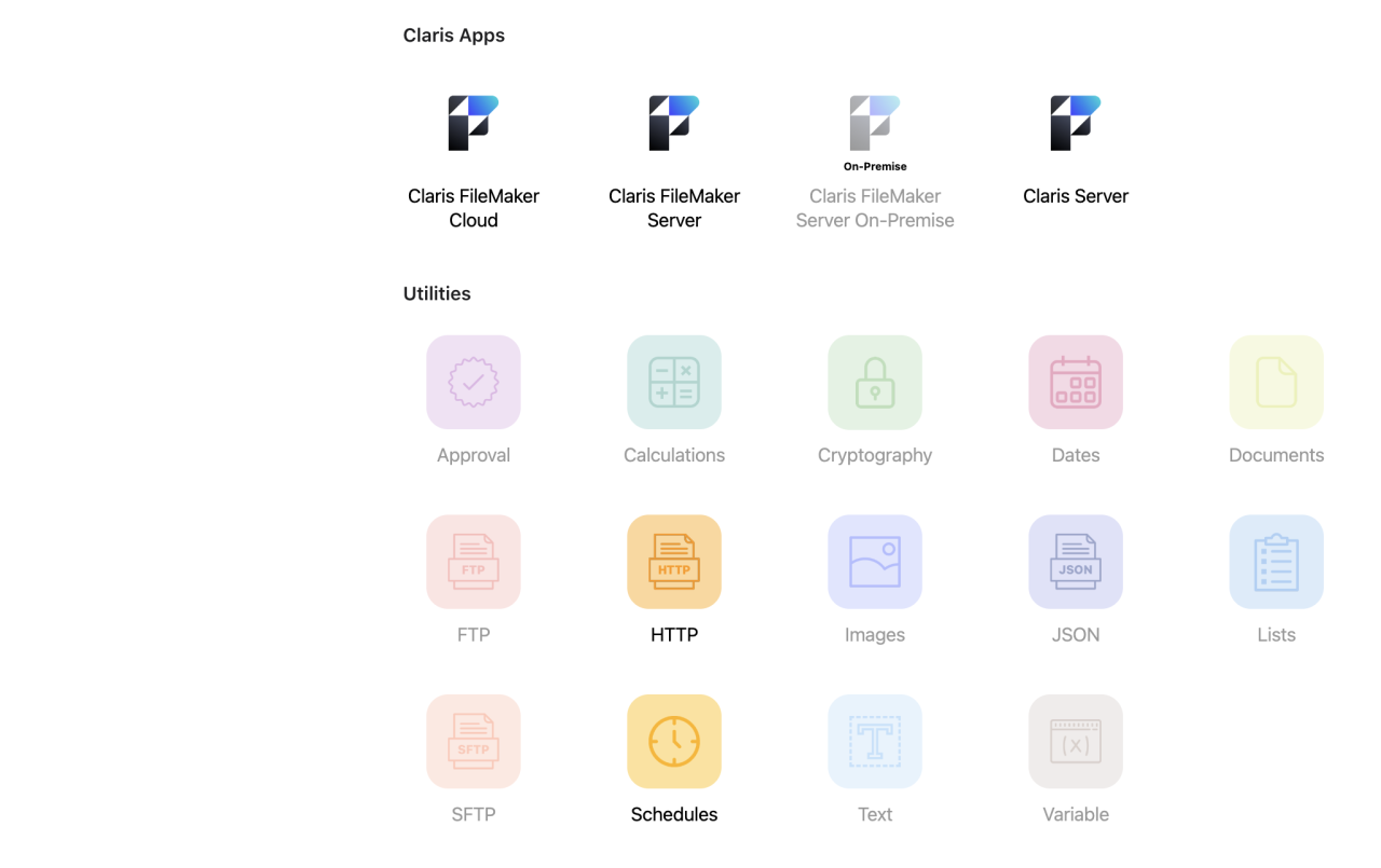 creating claris connect flow.