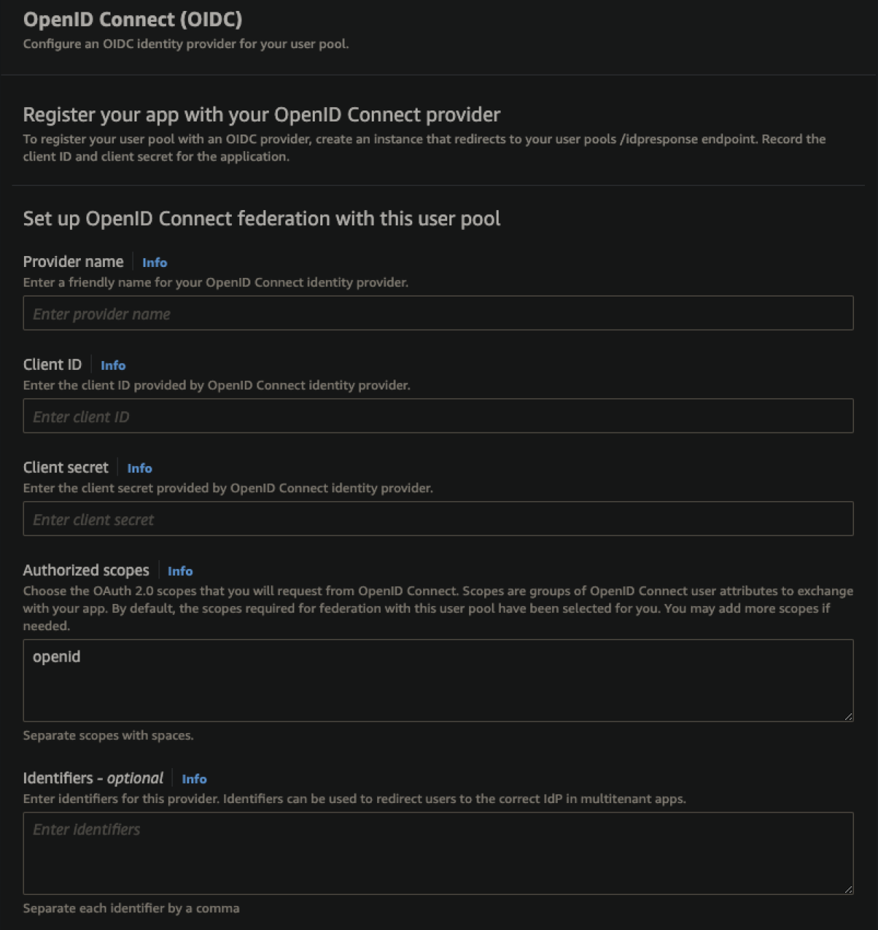 cognito authentication openid configuration figure 1.