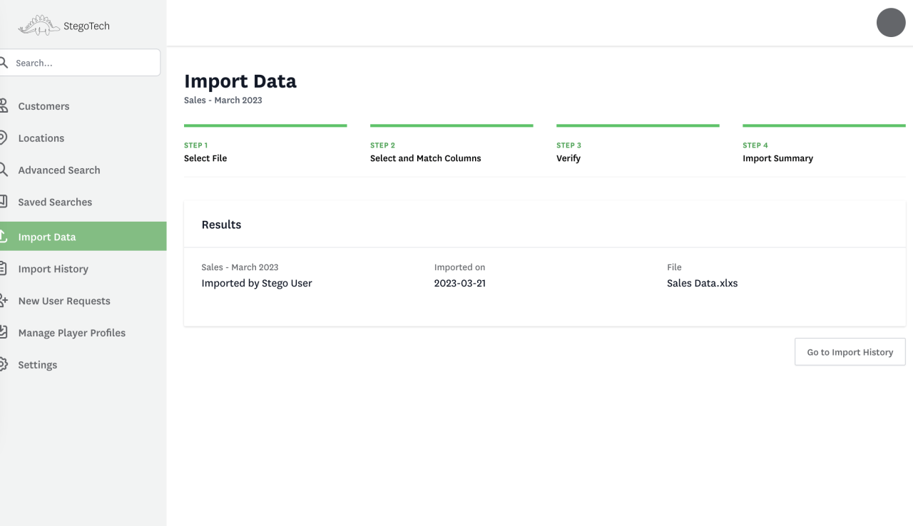 custom dynamo db import wizard import data.