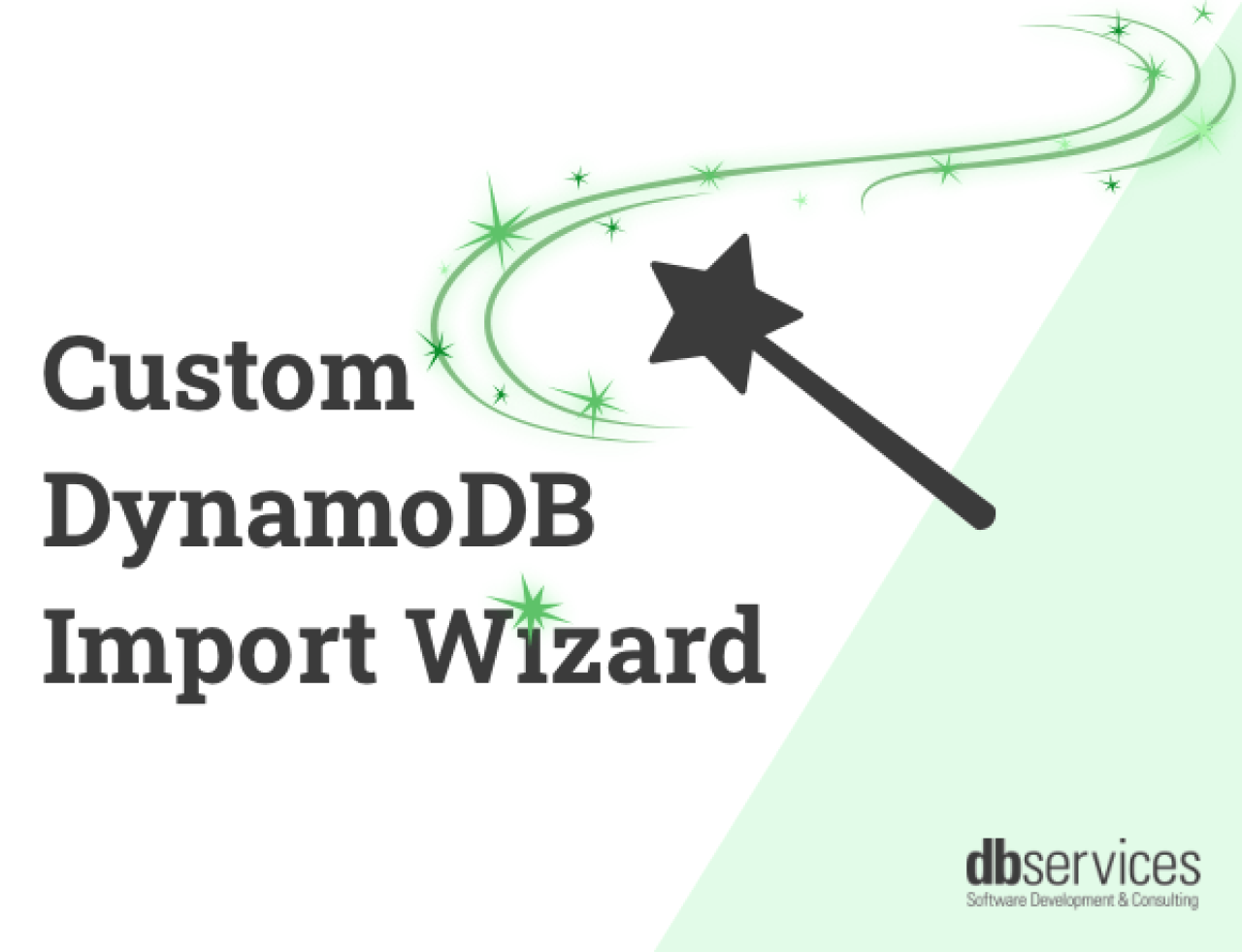 custom dynamo db import wizard.