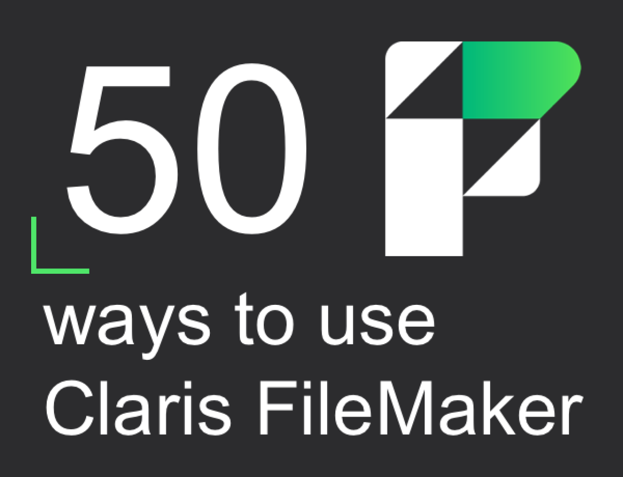 50 ways to use claris filemaker db services.