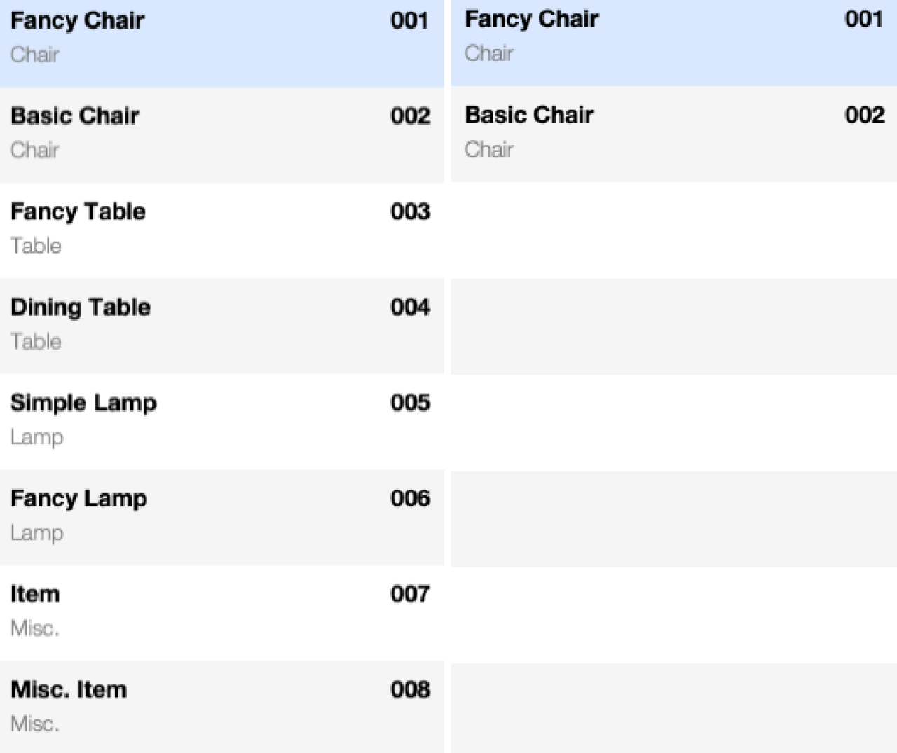 Claris FileMaker Found Set Security Example.