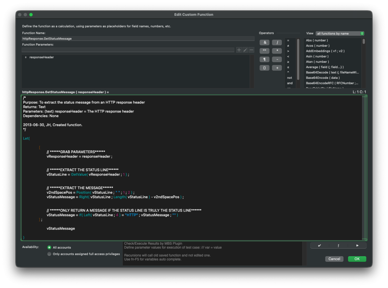 Integrating Azure Document Intelligence with Claris FileMaker Status Message.