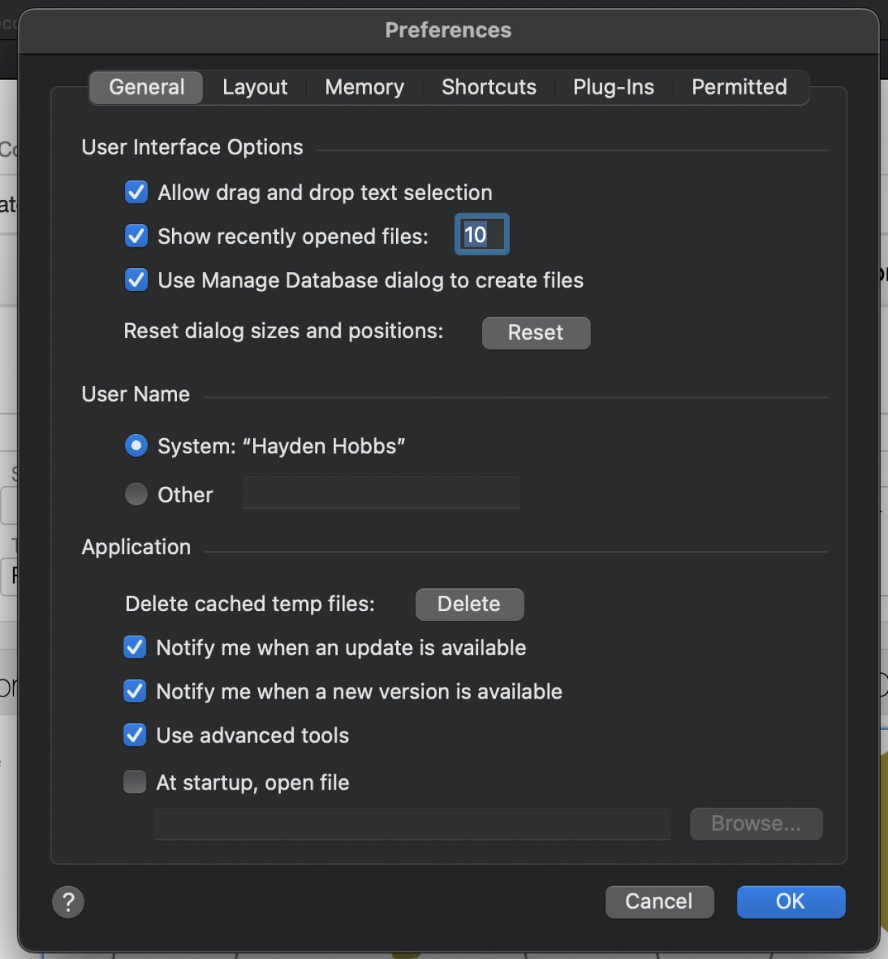 claris filemaker 19.6 delete cached temp files.