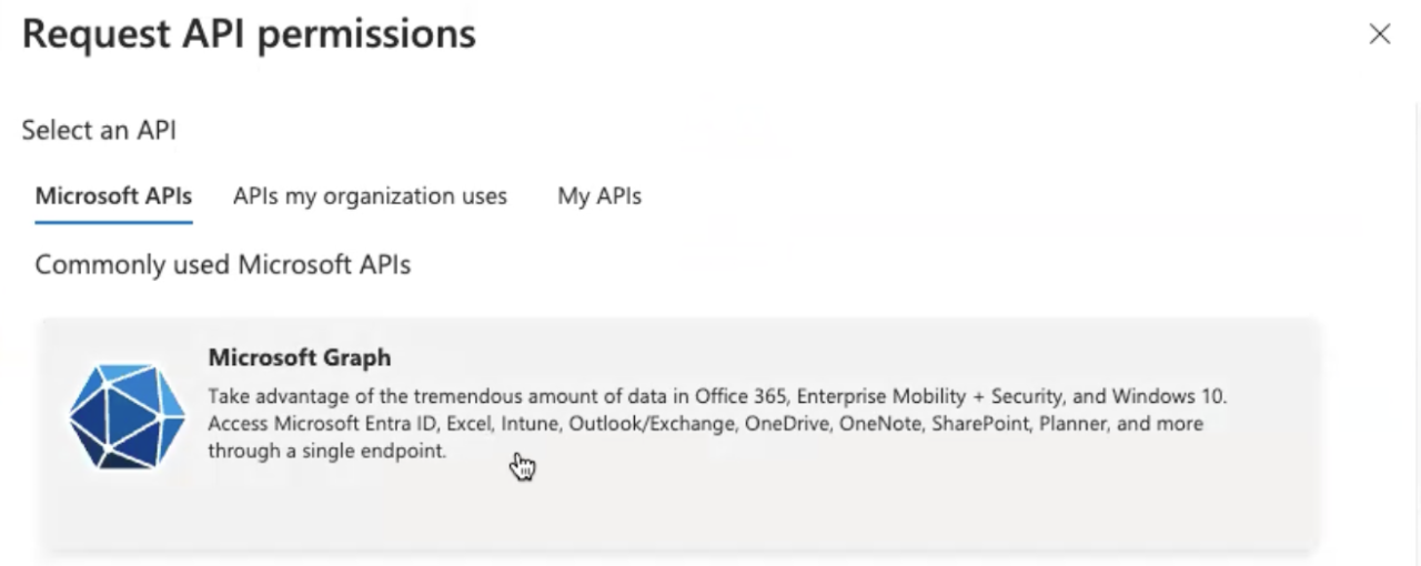 Configuring Microsoft Azure SSO for Claris FileMaker request api permissions microsoft graph.