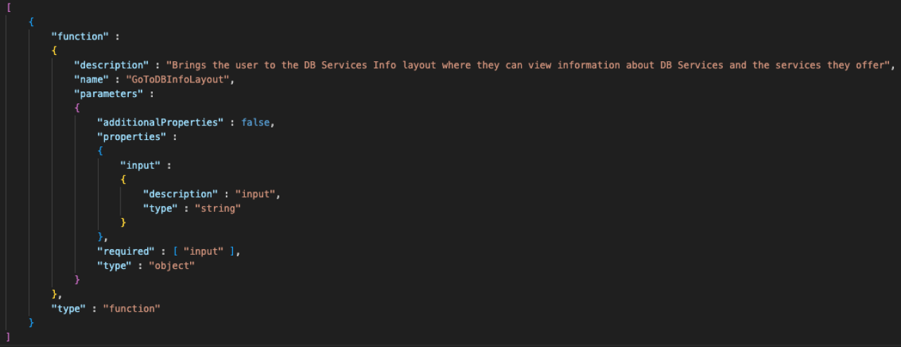 filemaker ai function calling Tools Array.