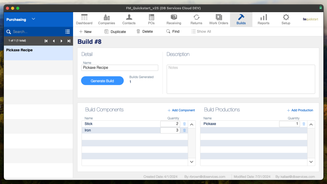 fm quickstart 2025 build module.