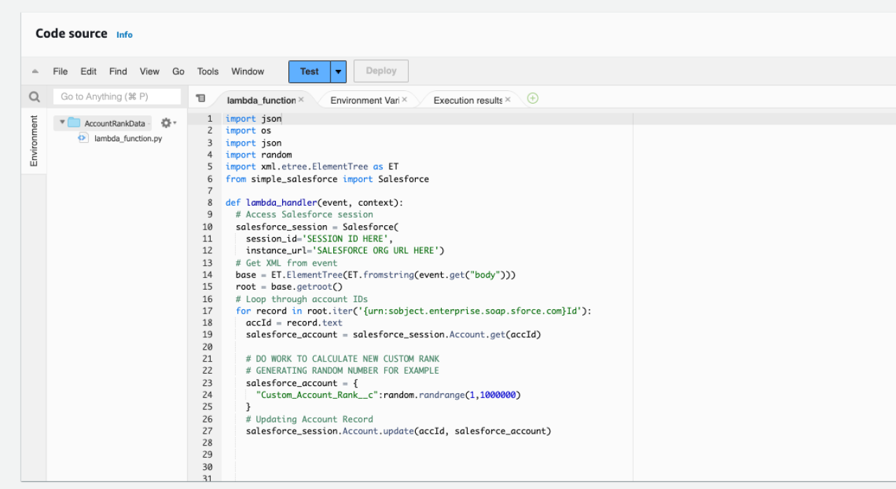 salesforce governor limits with lambda python siple salesforce library.