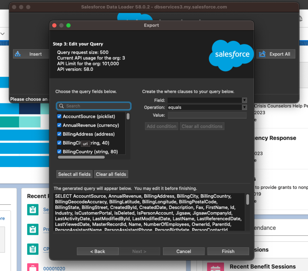 salesforce nonprofit cloud data migration data loader.