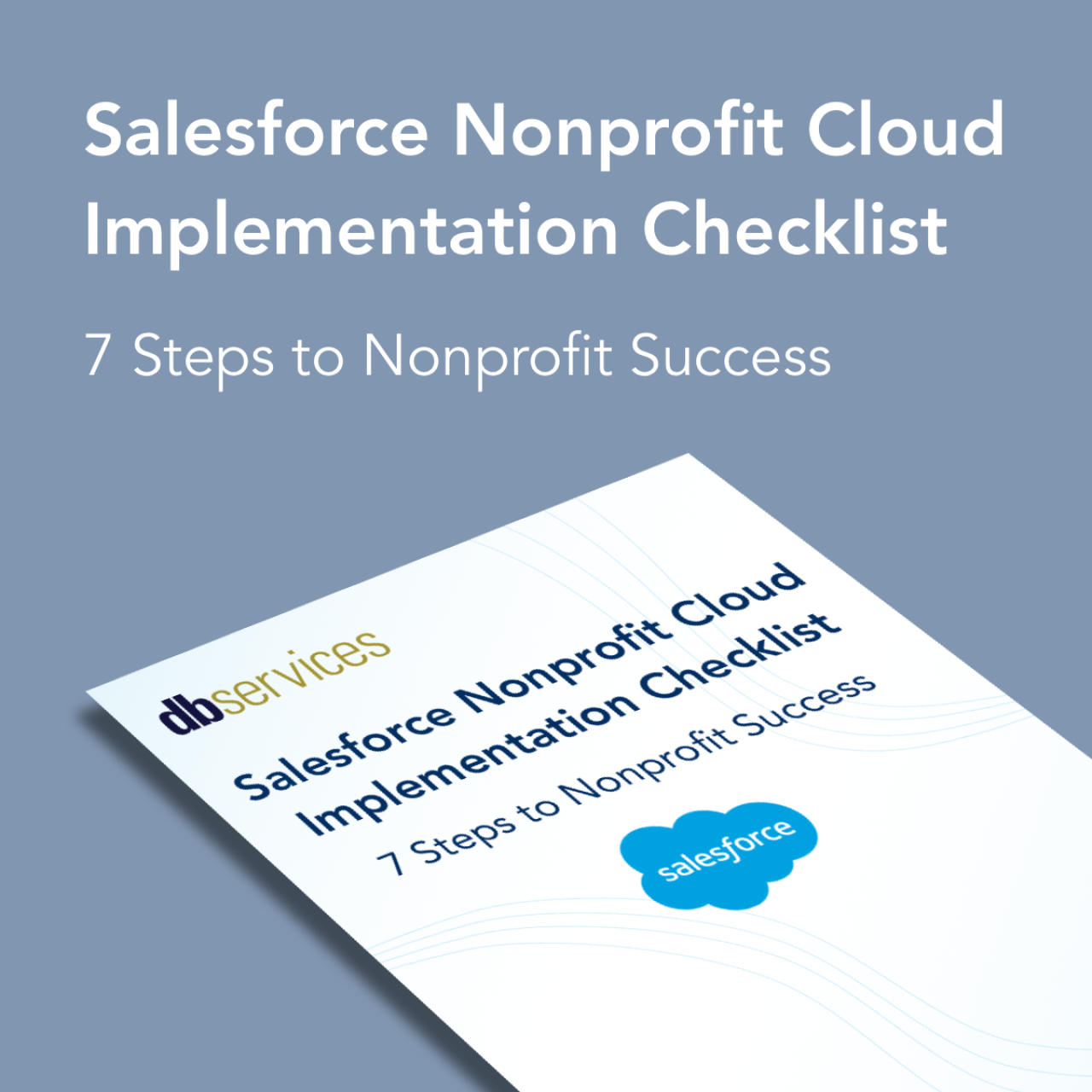 salesforce nonprofit cloud implementation checklist.