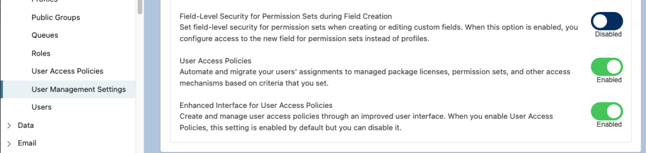 salesforce summer 24 user access policy.