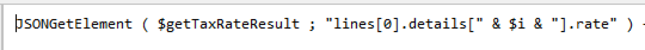 json get element.