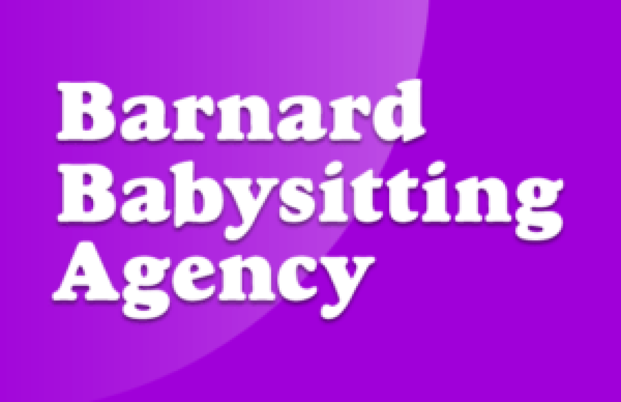 barnard babysitting agency logo.