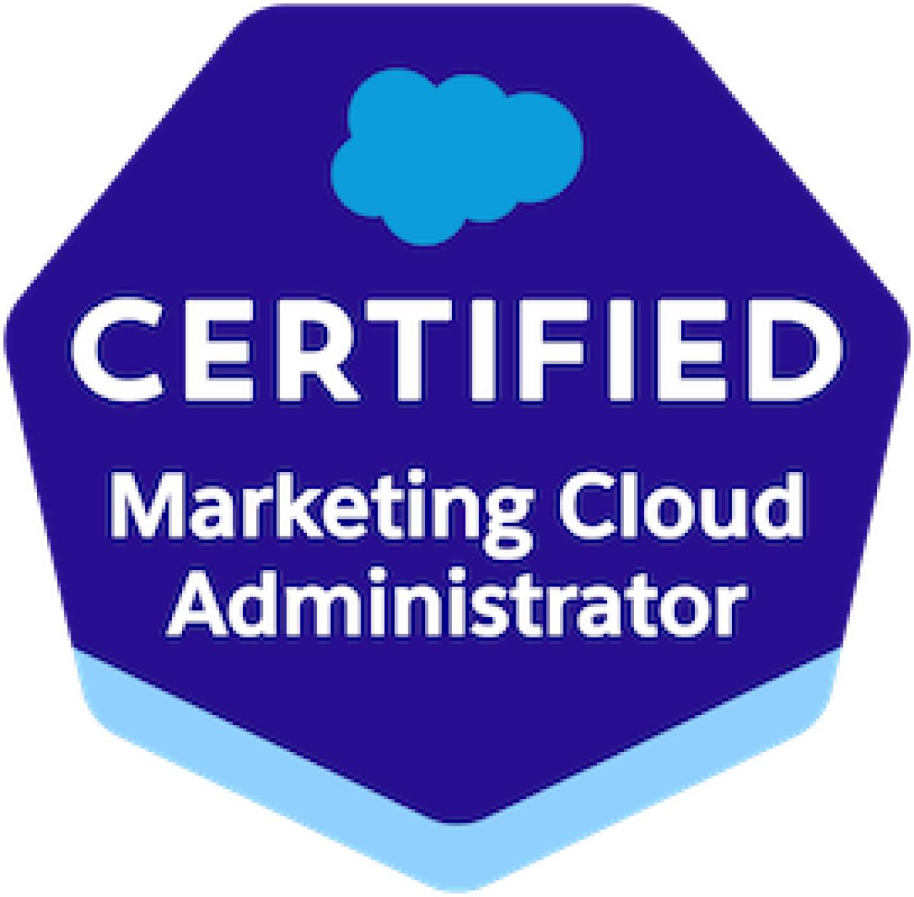 Salesforce Certified Marketing Cloud Administrator.