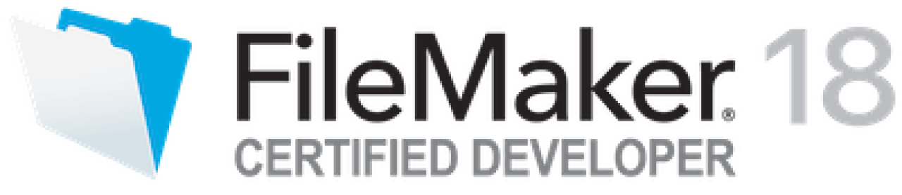 FileMaker 18 Certified Developer.