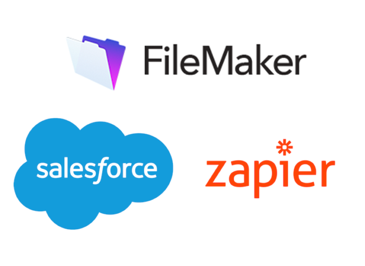 filemaker zapier salesforce combo.
