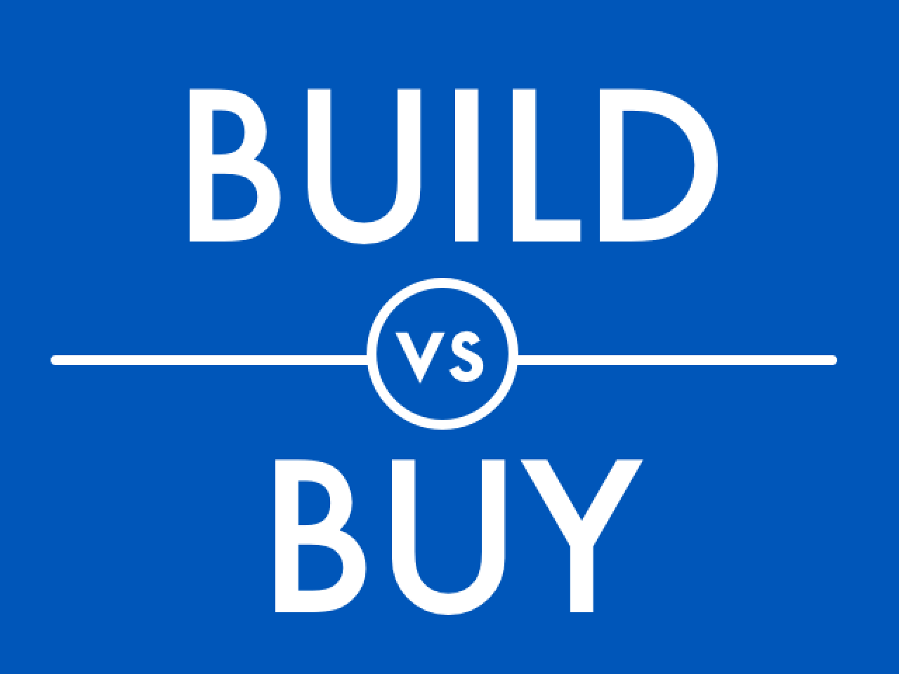 filemaker software build vs buy.