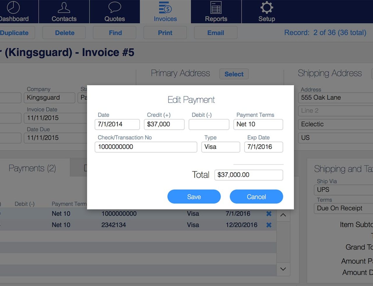 filemaker 16 card window feature.