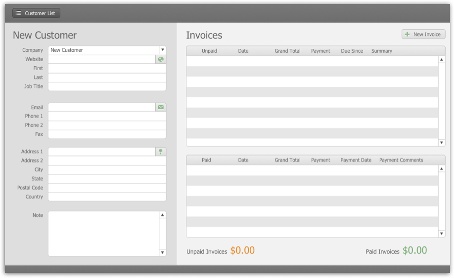 filemaker pro 11 invoice template