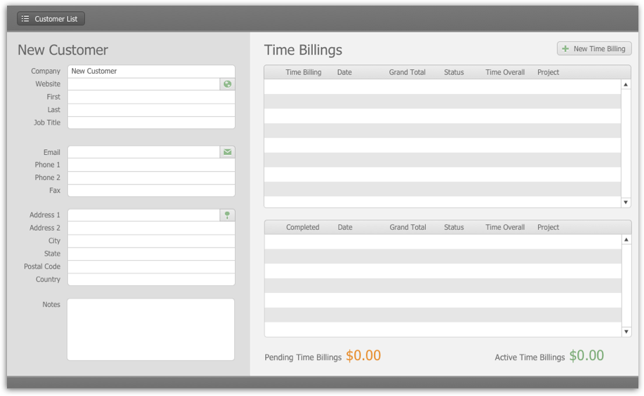 FileMaker 12 Starter Solutions - Time Billing