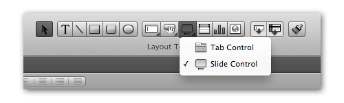 FileMaker Slide Control Status Toolbar