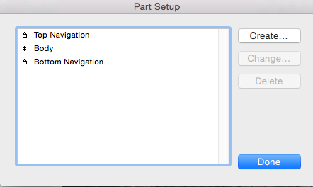 FileMaker 14 Navigation Bar Setup