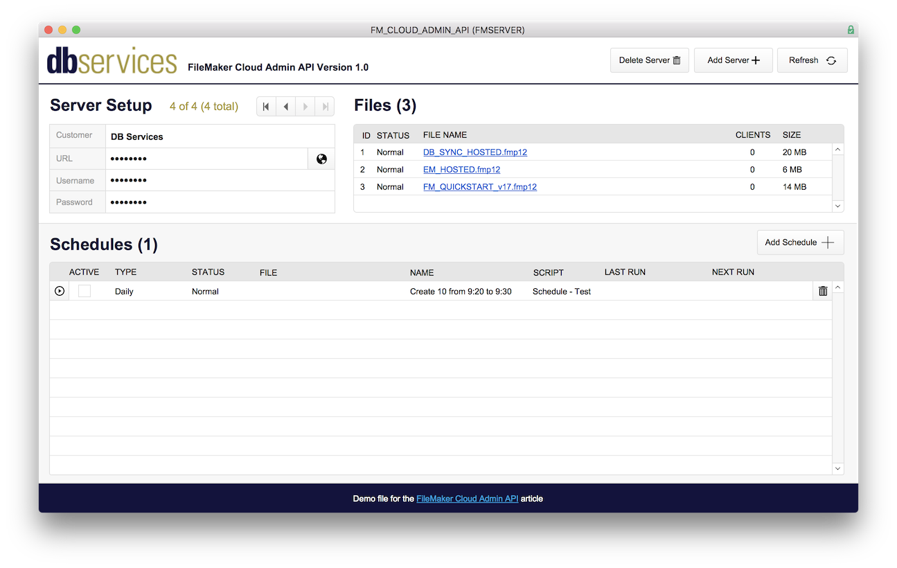 filemaker server 13 admin console