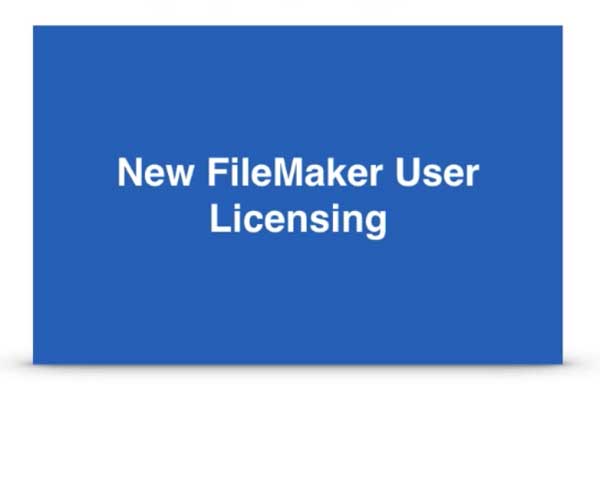 FileMaker User Licensing